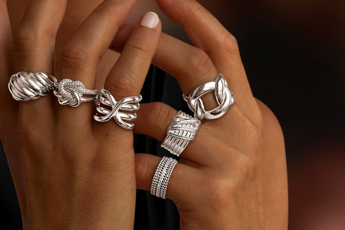 Les bagues en argent 925, un incontournable de la joaillerie féminine - Maison Di Giorgio