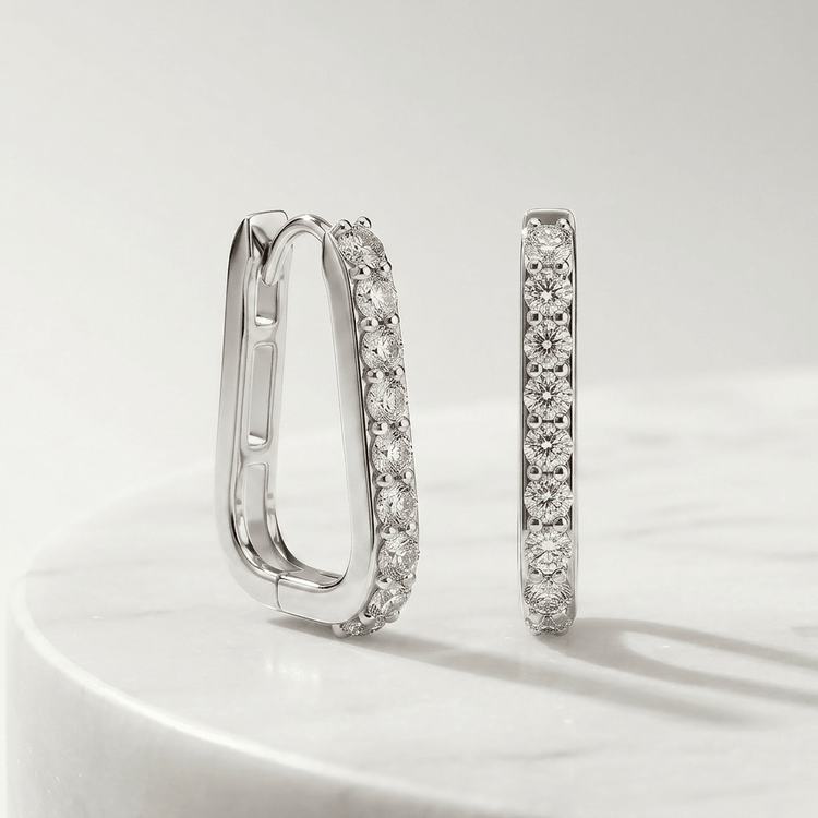 Boucles d'oreilles Éclat d'Argent - Maison Di Giorgio
