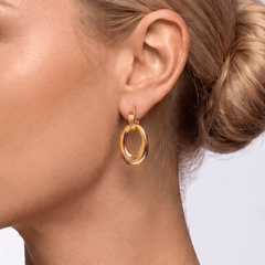 Boucles d'oreilles - Dorées à l'Or jaune 14k - Maison Di Giorgio