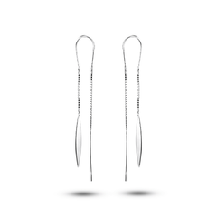 Boucles d'oreilles en Argent 925 plaqué Rhodium - Maison Di Giorgio