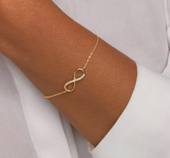 Bracelet en Argent 925 doré Or jaune 18k assemblé d'oxyde de zirconium - Maison Di Giorgio