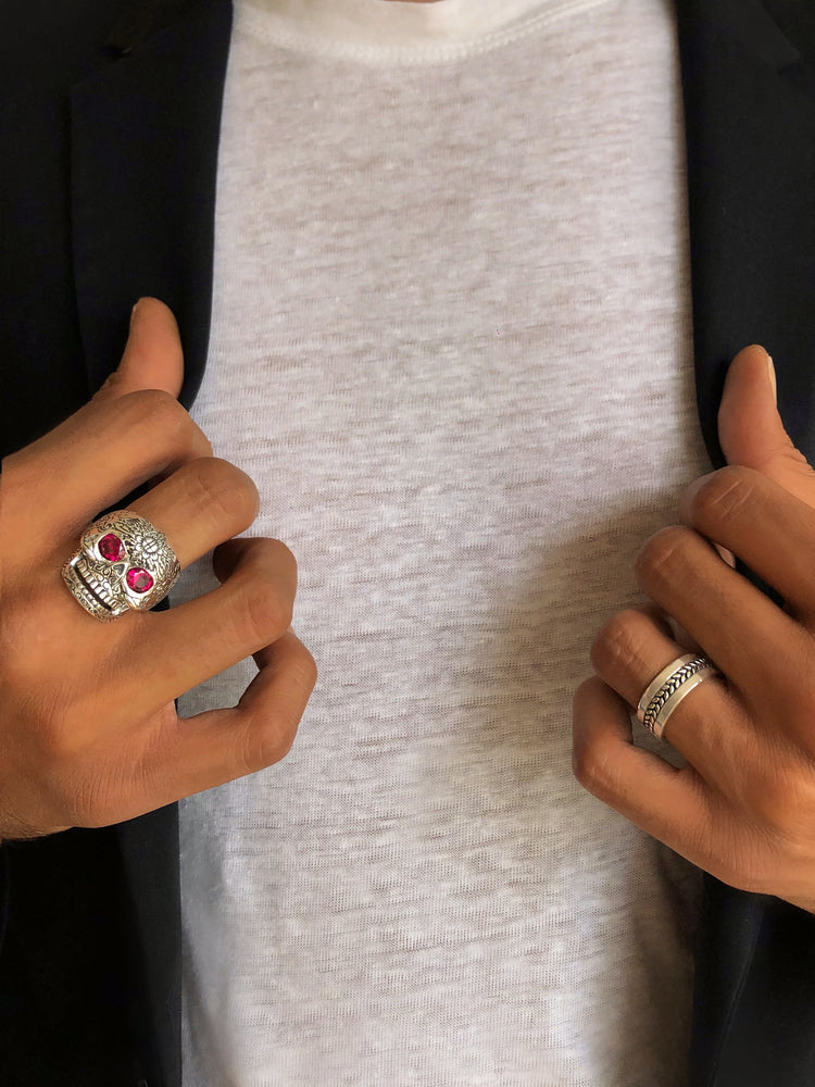 Bague en Argent 925 oxydé - Maison Di Giorgio