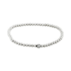 Bracelet en Argent 925 plaqué Rhodium assemblé d'oxyde de zirconium - Maison Di Giorgio