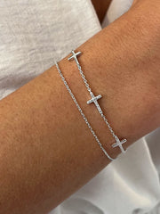 Bracelet en Argent 925 plaqué Rhodium - Maison Di Giorgio