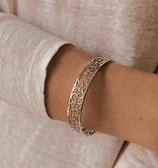 Bracelet en Argent 925 plaqué Rhodium - Maison Di Giorgio