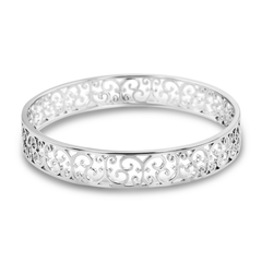 Bracelet en Argent 925 plaqué Rhodium - Maison Di Giorgio