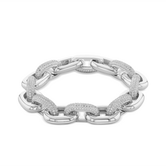 Bracelet en Argent 925 assemblé d'Oxyde de zirconium - Maison Di Giorgio