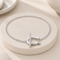Bracelet Argenté assemblé d'Oxyde de zirconium - Maison Di Giorgio