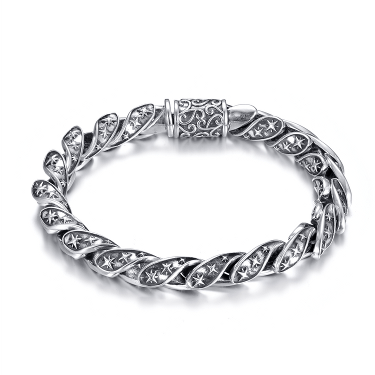 Bracelet en Argent 925 oxydé - Maison Di Giorgio