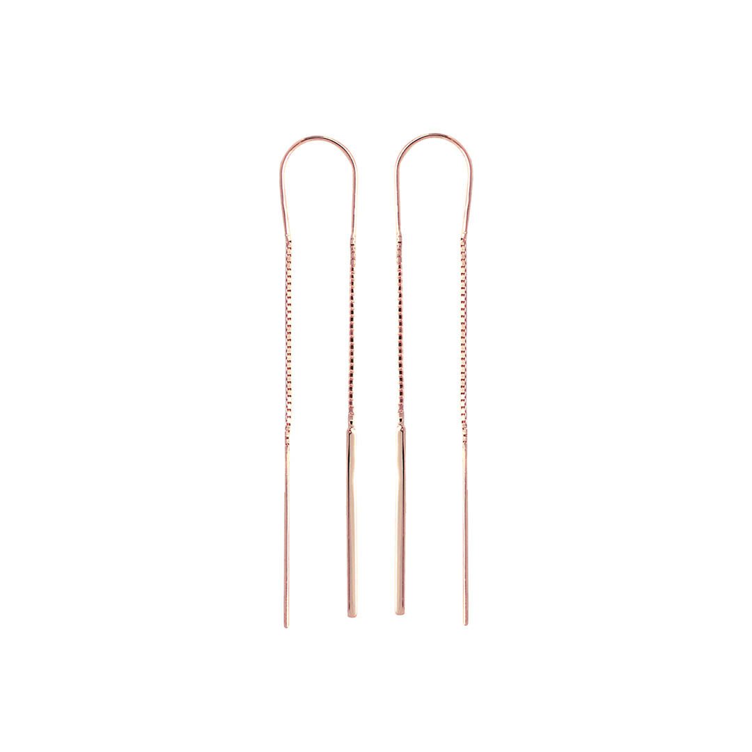 Boucles d'oreilles en Argent 925 doré Or rose 18k - Maison Di Giorgio