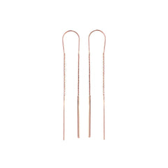 Boucles d'oreilles en Argent 925 doré Or rose 18k - Maison Di Giorgio