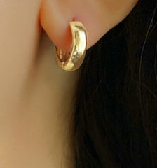 Boucles d'oreilles en Argent 925 doré Or jaune 18k - Maison Di Giorgio