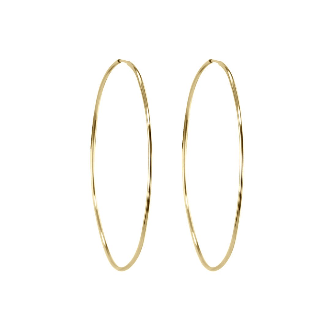 Boucles d'oreilles en Argent 925 doré Or jaune 18k - Maison Di Giorgio