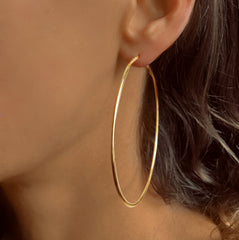 Boucles d'oreilles en Argent 925 doré Or jaune 18k - Maison Di Giorgio
