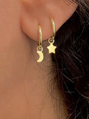 Boucles d'oreilles en Argent 925 doré Or jaune 18k - Maison Di Giorgio