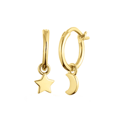 Boucles d'oreilles en Argent 925 doré Or jaune 18k - Maison Di Giorgio