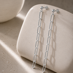 Boucles d'oreilles Argentées