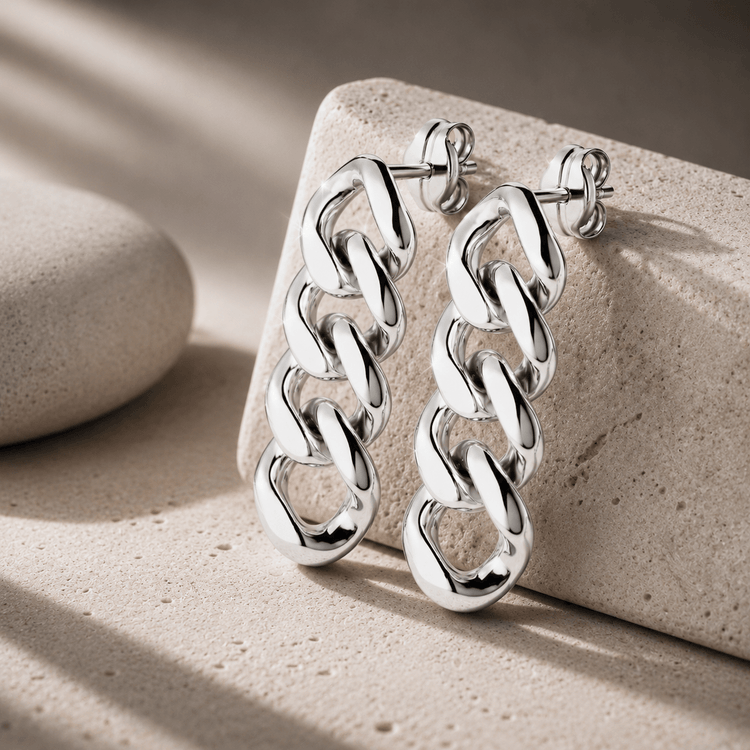 Boucles d'oreilles Argentées - Maison Di Giorgio