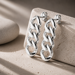Boucles d'oreilles Argentées