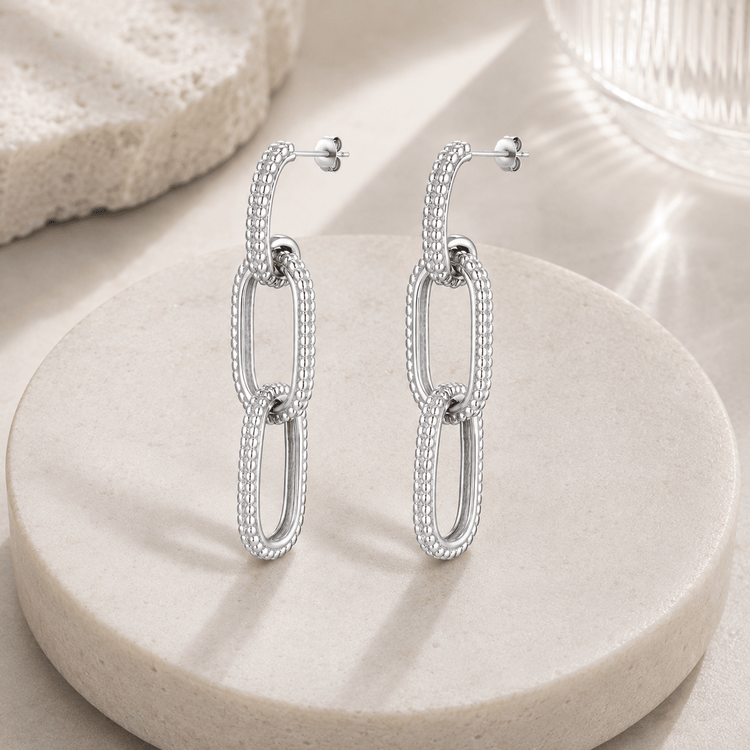 Boucles d'oreilles en argent 925 - Maison Di Giorgio