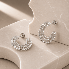 Boucles d'oreilles Argentées - Maison Di Giorgio