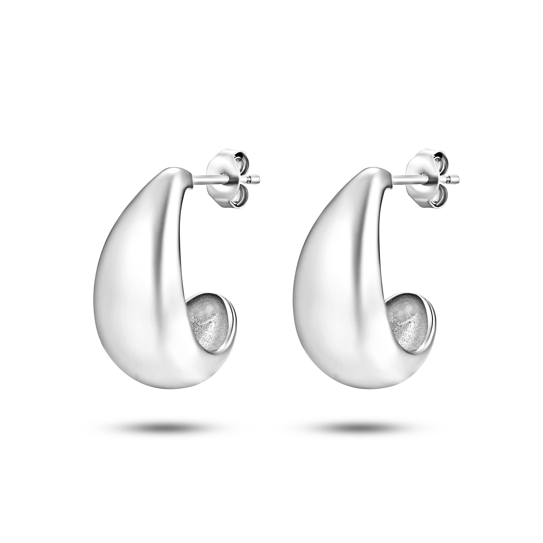Boucles d'oreilles en Argent 925 plaqué Rhodium - Maison Di Giorgio