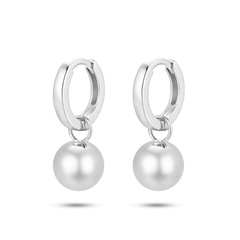 Boucles d'oreilles en Argent 925 plaqué Rhodium - Maison Di Giorgio