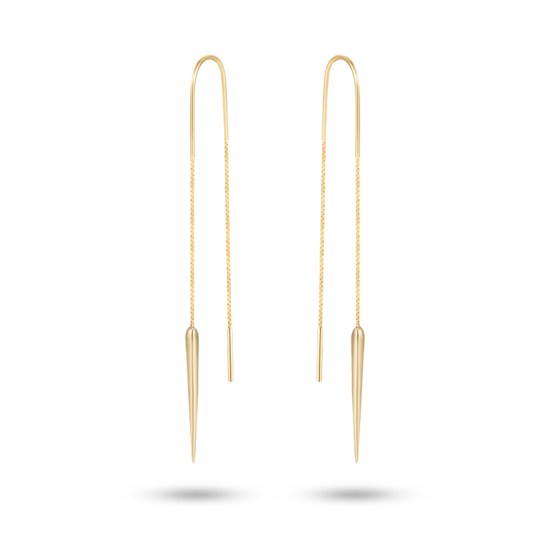 Boucles d'oreilles en Argent 925 doré Or jaune 18k - Maison Di Giorgio