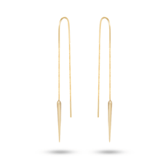 Boucles d'oreilles en Argent 925 doré Or jaune 18k - Maison Di Giorgio