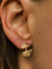 Boucles d'oreilles en Argent 925 doré Or jaune 18k - Maison Di Giorgio