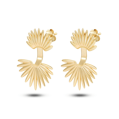 Boucles d'oreilles en Argent 925 doré Or jaune 18k - Maison Di Giorgio