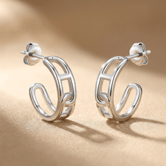 Boucles d'oreilles Éclat d'Argent - Maison Di Giorgio
