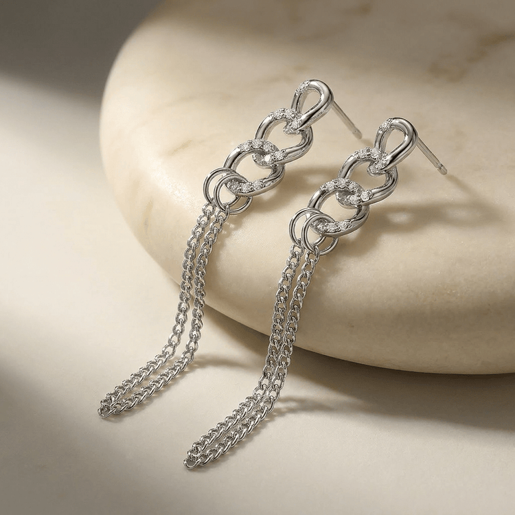 Boucles d'oreilles Éclat d'Argent - Maison Di Giorgio