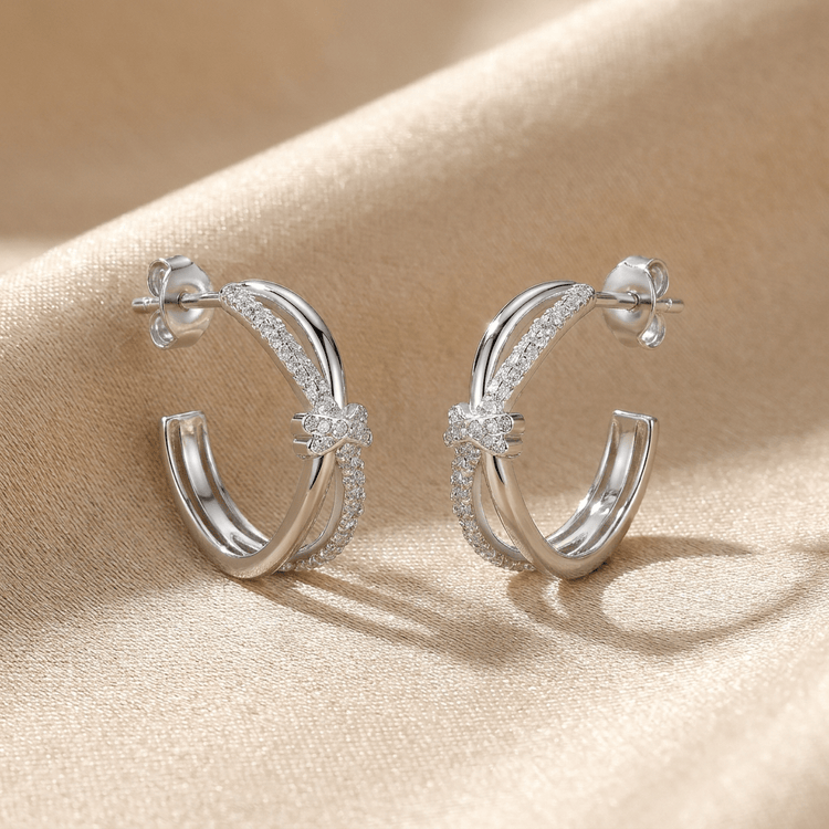 Boucles d'oreilles Éclat d'Argent - Maison Di Giorgio