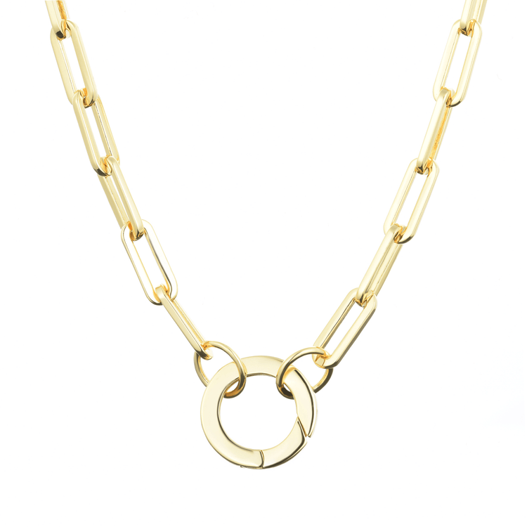 Collier en Argent 925 doré Or jaune 18k - Maison Di Giorgio