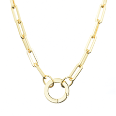 Collier en Argent 925 doré Or jaune 18k - Maison Di Giorgio