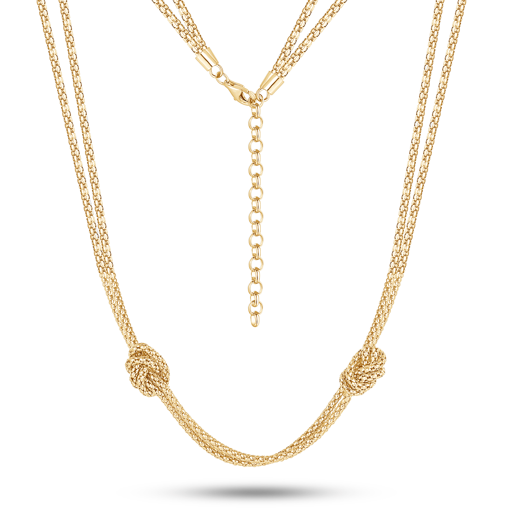 Collier en Argent 925 doré Or jaune 18k - Maison Di Giorgio