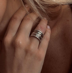 Bague en Argent 925 plaqué Rhodium - Maison Di Giorgio