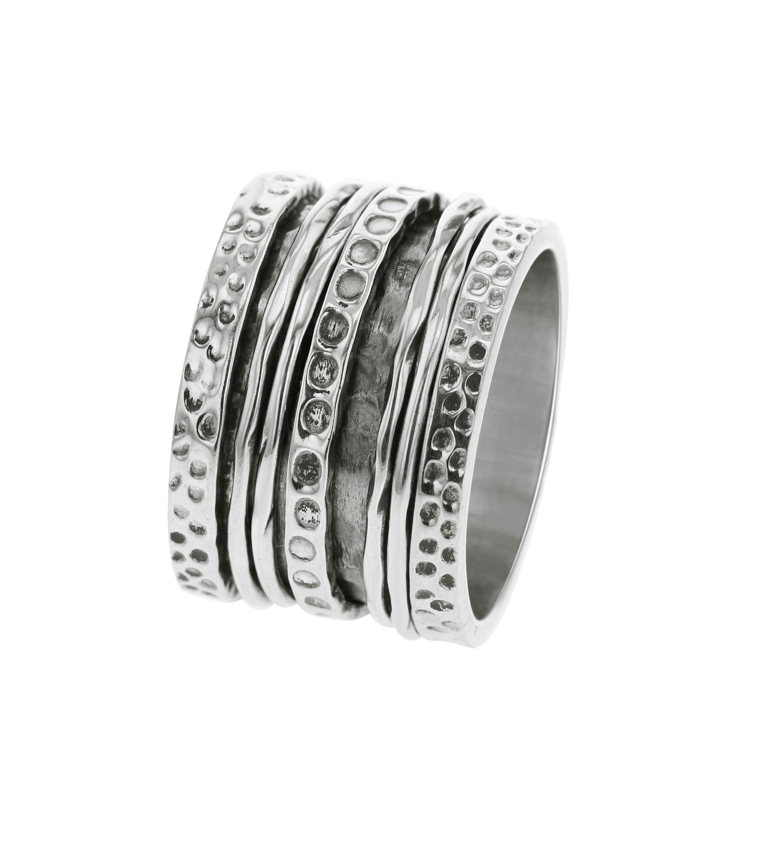 Bague en Argent 925 plaqué Rhodium - Maison Di Giorgio