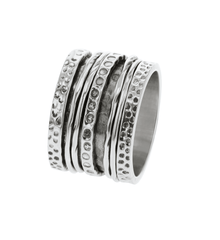 Bague en Argent 925 plaqué Rhodium - Maison Di Giorgio