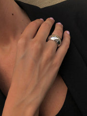 Bague en Argent 925 plaqué Rhodium - Maison Di Giorgio