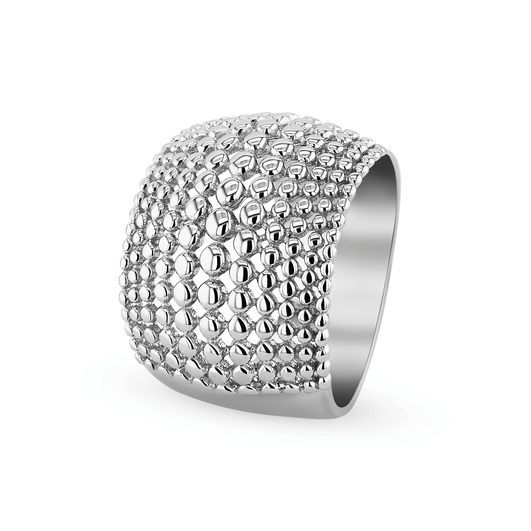 Bague en Argent 925 plaqué Rhodium - Maison Di Giorgio
