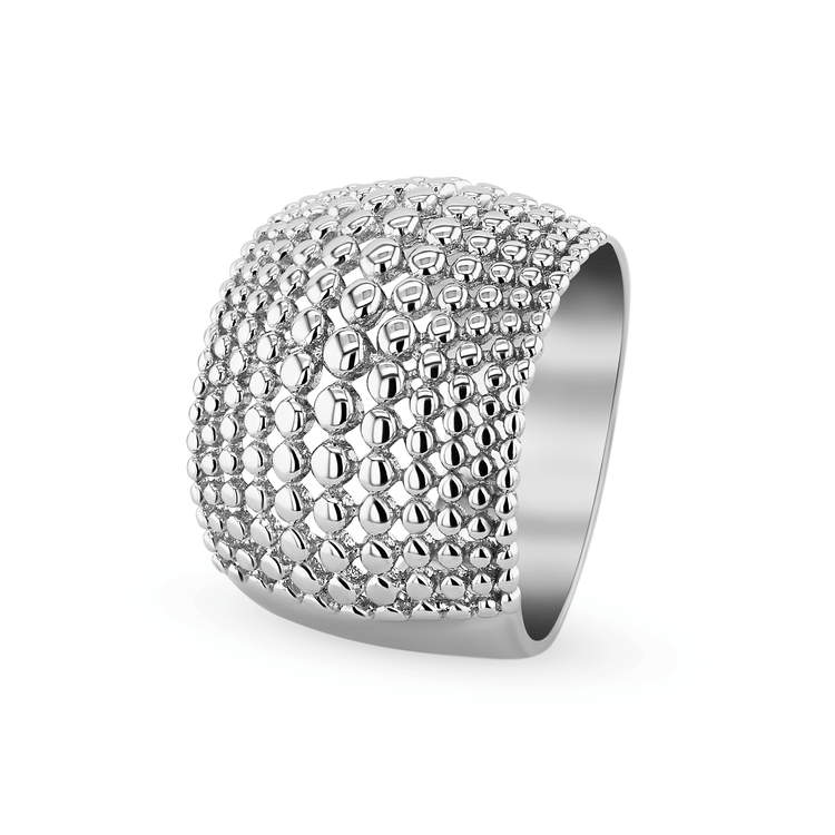 Bague en Argent 925 plaqué Rhodium - Maison Di Giorgio