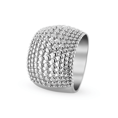 Bague en Argent 925 plaqué Rhodium - Maison Di Giorgio