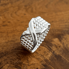 Bague en Argent 925 plaqué Rhodium - Maison Di Giorgio