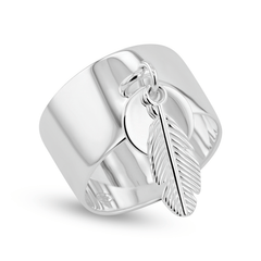 Bague en Argent 925 plaqué Rhodium - Maison Di Giorgio