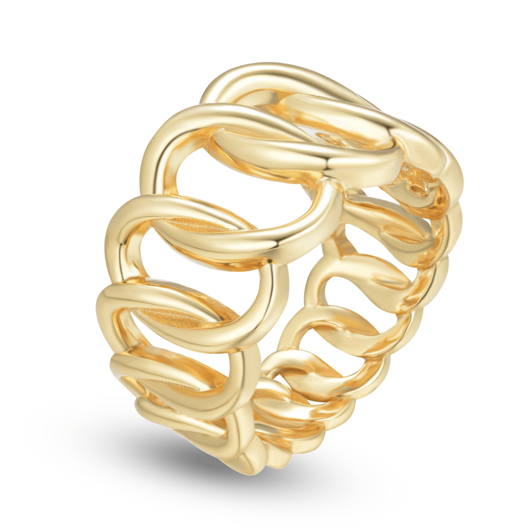 Bague en Argent 925 doré Or jaune 18k - Maison Di Giorgio