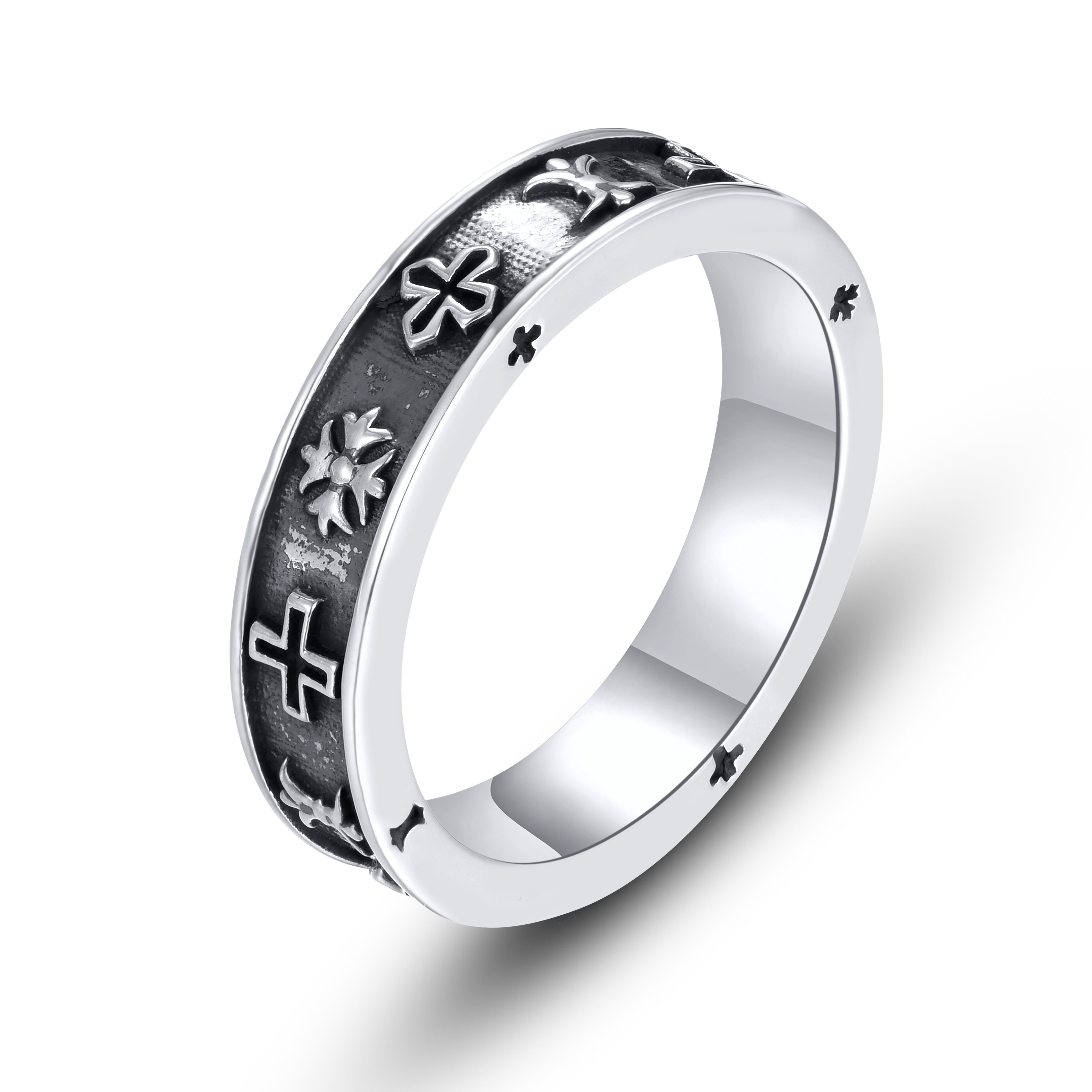 Bague en Argent 925 oxydé - Maison Di Giorgio