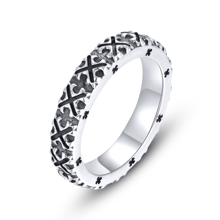 Bague en Argent 925 oxydé - Maison Di Giorgio