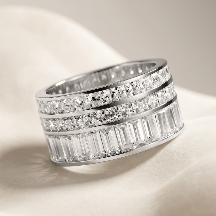 Bague - Argent 925, Oxyde de zirconium - Maison Di Giorgio